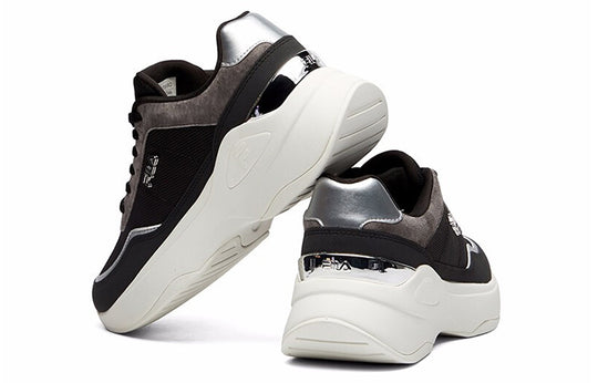 (WMNS) FILA Low Top Running Shoes Black/Grey F12W114208FBQ