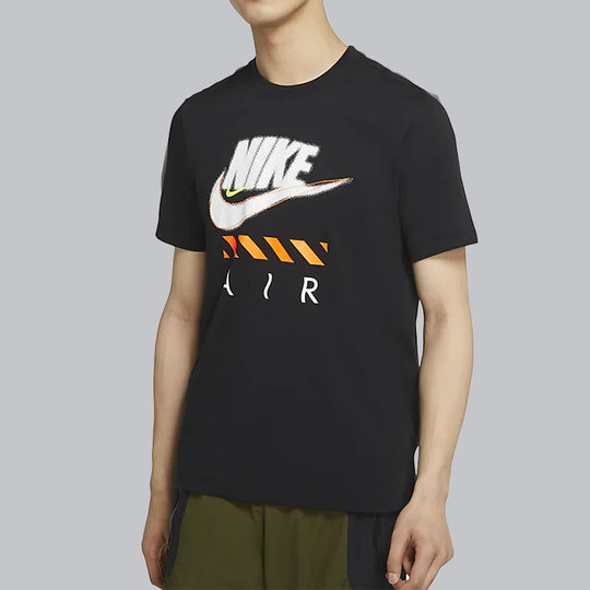 Nike Air Casual Sports Breathable Round Neck Short Sleeve Black CT6533-010