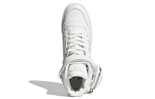 PRADA x adidas originals Unisex Forum High Re-Nylon Sneakers White 2TG193_3LJX_F01CD