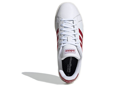 adidas neo Grand Court White/Red EE7887 - KICKS CREW