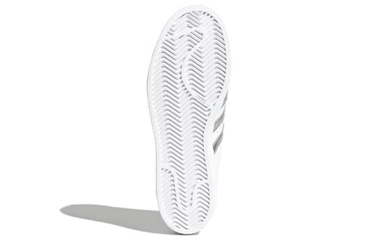(WMNS) adidas Superstar 'White Silver Metallic' AQ3091