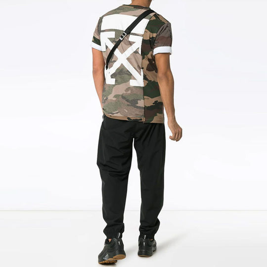 Off-White Camouflage Reconstructured Camo Short Sleeve OMAA056F181850429901