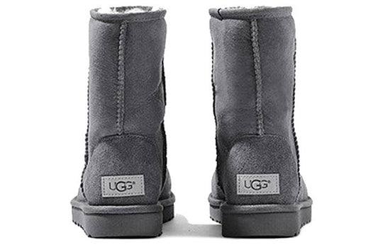 (WMNS) UGG Classic Short II Fleece Lined Gray 1016223-GREY