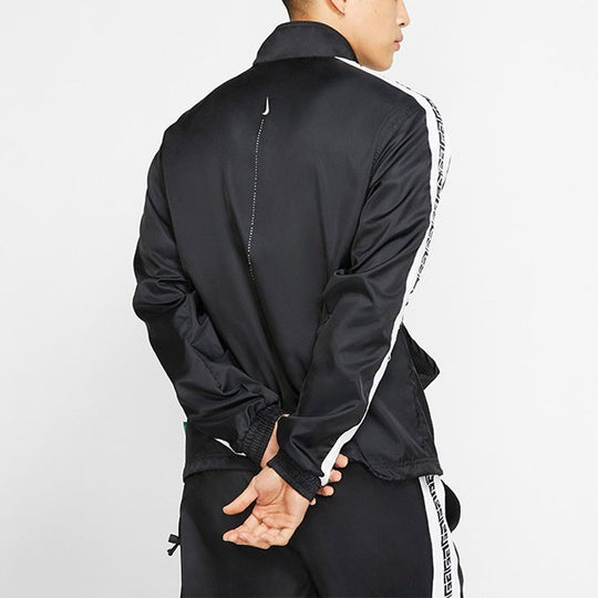 Nike Zipper Casual Sports Stand Collar Jacket Black CD9551-010