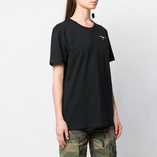 (WMNS) OFF-WHITE 'Leaves Arrows Casual' Short Sleeve Normal Fit OWAA049R19B070441010