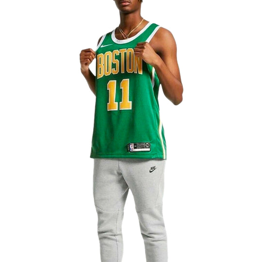Men's Boston Celtics Kyrie Irving Nike Black Swingman Jersey