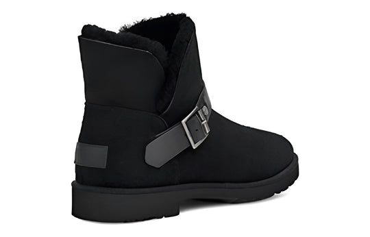 (WMNS) UGG Romely Short Buckle Boot 'Black' 1132993-BLK
