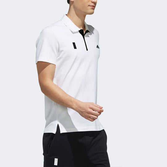 adidas Casual Sports Training Gym Breathable Short Sleeve Polo Shirt W ...