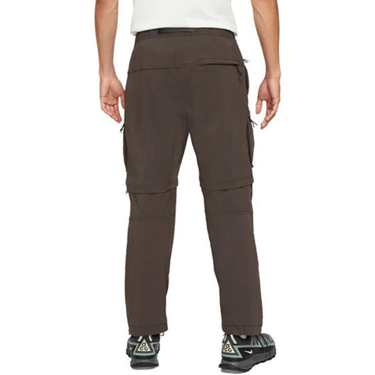 Men's Nike ACG 2 In 1 Waterproof Functional Multiple Pockets Casual Bundle Feet Long Pants/Trousers Brown CV0655-220