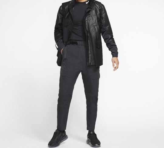 Nike Sportswear Tech Pack Woven Loose Sports Long Pants Black CJ5156-0 ...