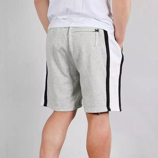 Nike Air French Terry Drawstring Zipper Pocket Casual Sports Shorts Gray CJ9948-050