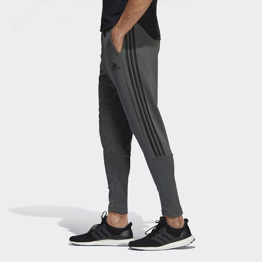 adidas Outdoor Running Sports Knit Long Pants Gray DT9900