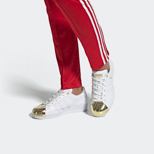 (WMNS) adidas originals Superstar Metal Toe 'White Gold' FV3311 - KICKS ...