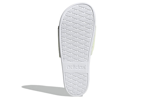 adidas Adilette Cozy Wear-resistant Shoe Green Unisex GW8678