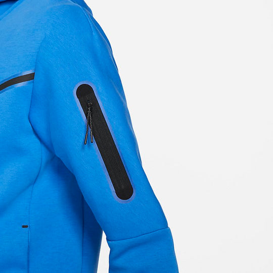 Nike Sportswear Tech Fleece Full-Zip Hoodie 'Signal Blue' CU4489-403