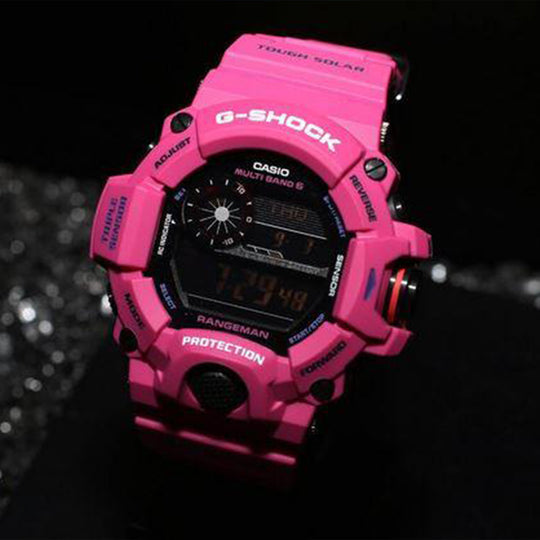 CASIO G-SHOCK Waterproof Sports Shockproof Rose Red Digital GW-9400SRJ-4 Watches - KICKSCREW