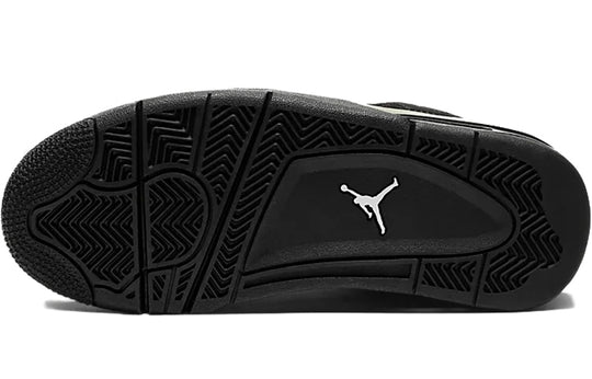 (GS) Air Jordan 4 Retro 'Black Cat' 2020 408452-010 Big Kids Basketball Shoes  -  KICKS CREW