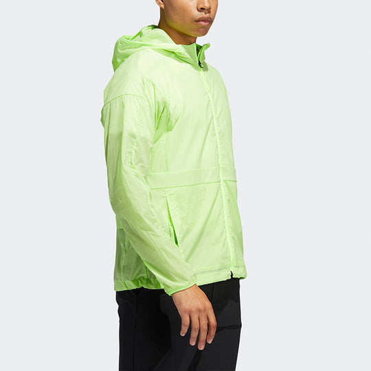 Men's adidas Sports Stylish Hooded Jacket Green FT2780