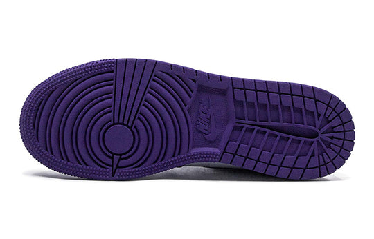(GS) Air Jordan 1 Retro High OG 'Court Purple 2.0' 575441-500 Big Kids Basketball Shoes  -  KICKS CREW