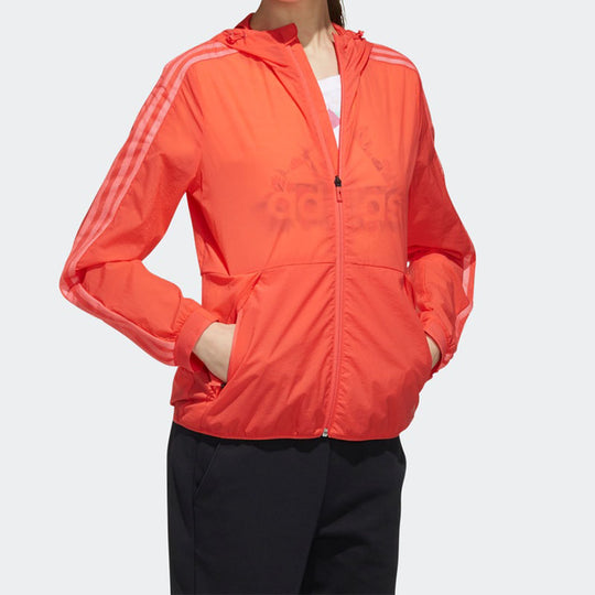 (WMNS) adidas Sports Stylish Jacket 'Orange' FJ1112