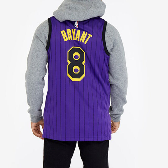 Nike NBA Jersey Kobe Bryant SW Fan Edition 18-19 Season City Limited Lakers No. 8 Purple (Men's/Lakers/Fans Edition) AV4270-504 US M