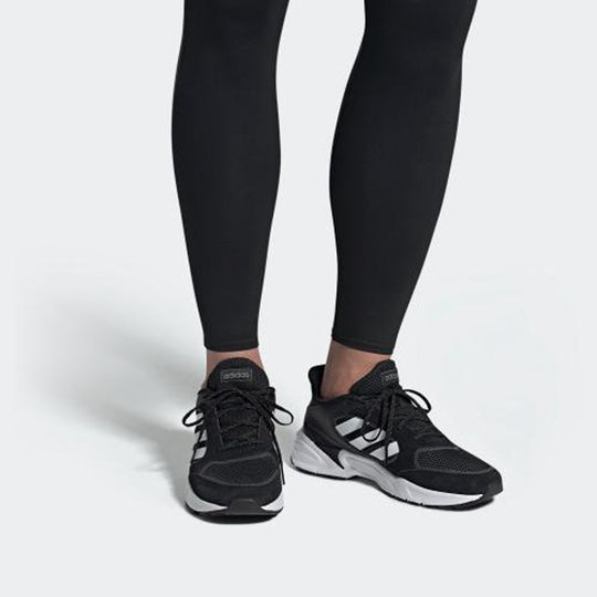 adidas Shoes Running Sport Trainer Retro Street Valasion 90's Sneaker 'Black White' EE9892