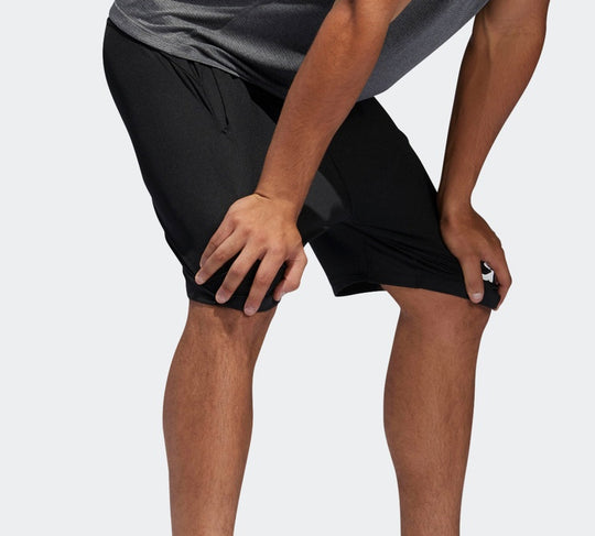 adidas Sports Slogan Knitted Shorts Men Black DU1592