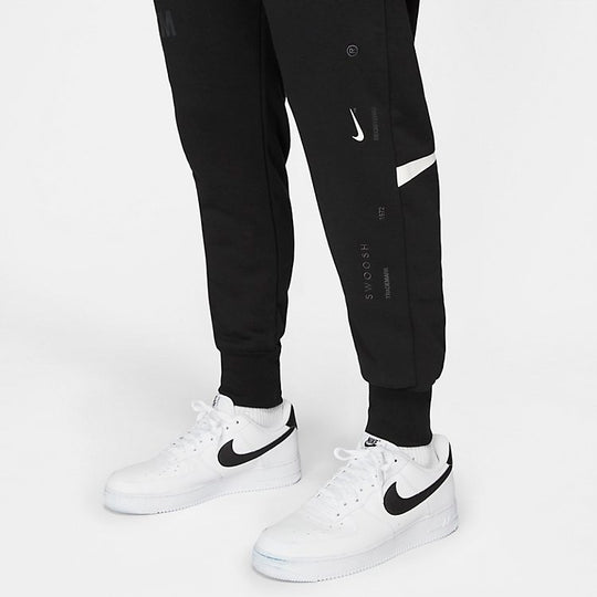 Nike Sportswear Swoosh Sweatpants 'Black' DD6001-010