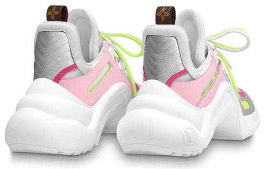 women's louis vuitton archlight sneakers pink size 37 us 7