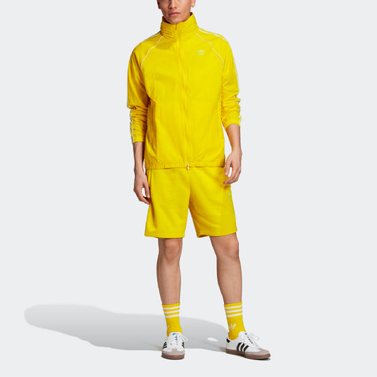 adidas originals Blc 3-S Short Stripe Casual Sports Shorts Yellow ED6029