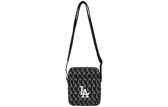 MLB Monogram Series LA Los Angeles Dodgers Mini Messenger Bag Black 32BGD2011-07L Messenger Bag - KICKSCREW