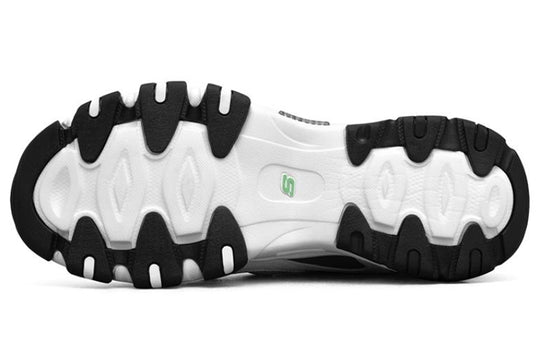 Skechers D'Lites 2.0 Running Shoes White/Green 888025-WGRN Athletic Shoes  -  KICKS CREW