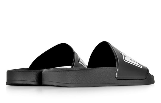 Alexander McQueen Logo Sandals Black/White 547040-R2587-1006