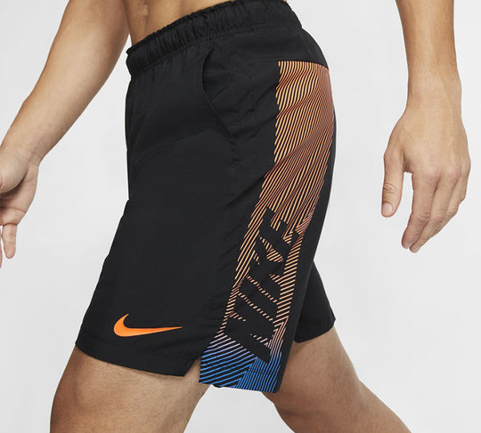Nike Dri-Fit Contrasting Colors Training Shorts Black CJ2397-010