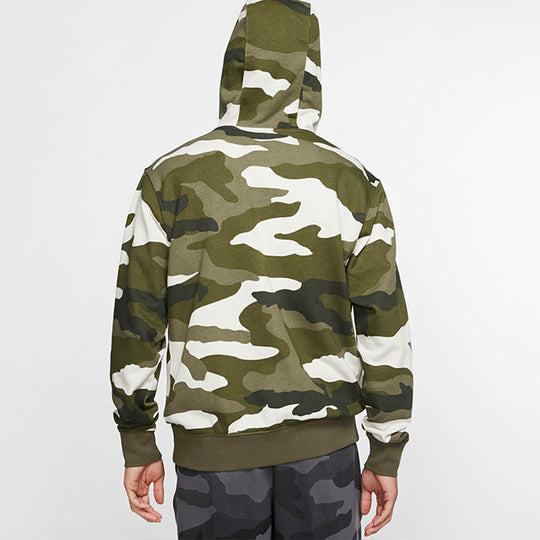 Nike Camouflage Street Style Long Sleeves Hoodies Green BV2821-222