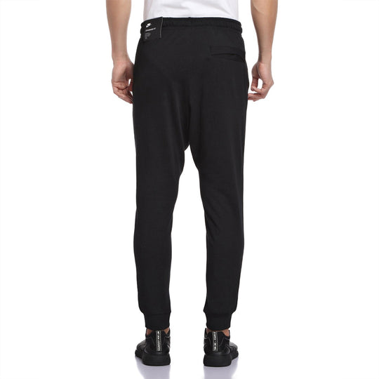 Nike Logo Alphabet Knit Sports Long Pants Black 804462-010-KICKS CREW