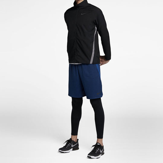 Nike Team Woven Stand Collar Training Jacket Black 928011-010