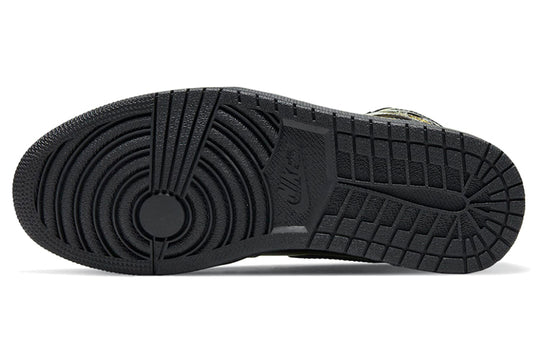 Air Jordan 1 Retro High OG 'Black Metallic Gold' 555088-032 Retro Basketball Shoes  -  KICKS CREW