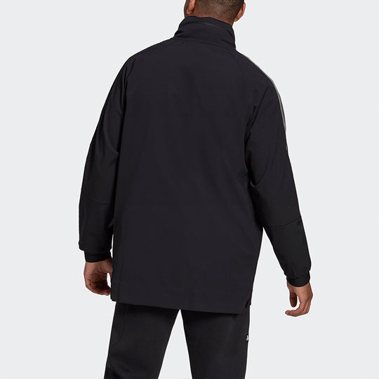 adidas Tan Tec Laycoat Detachable Vest Soccer/Football Sports Jacket Black FS5063