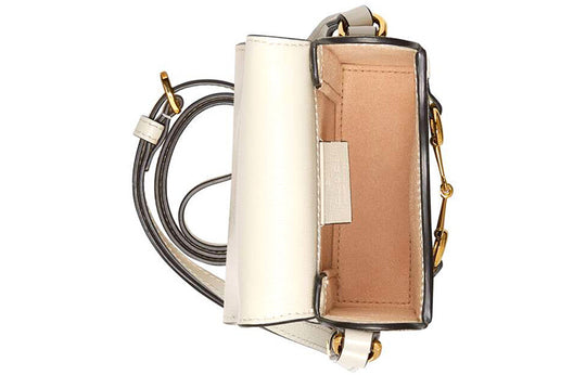 GUCCI Horsebit 1955 Logo Canvas Phone Bag Box Shoulder Messenger Bag Mini /  Ebony / White Unisex 625615-92TCG-9761