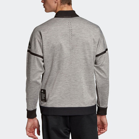 adidas Zne Icon Jckt Basketball Sports Reversible Woven Jacket Black Gray DY3233