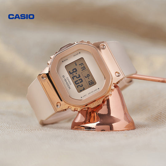 CASIO G Shock Waterproof Sports Shockproof Rose Gold Digital GM-S5600PG-4PR Watches  -  KICKS CREW