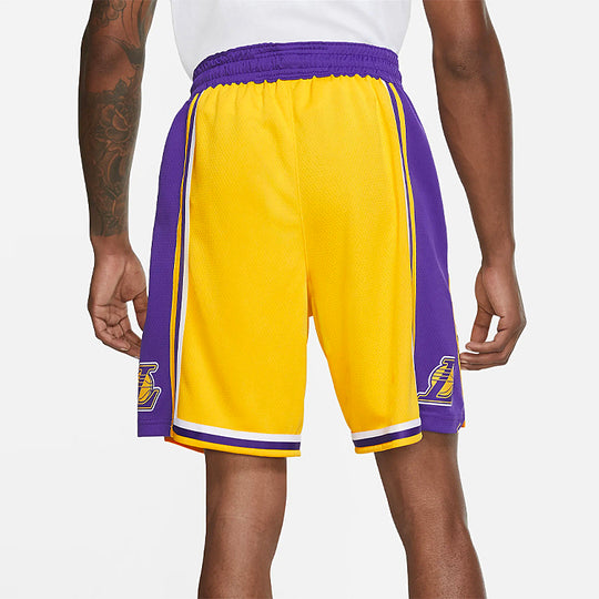 Nike NBA Icon Edition Team limited shorts SW Fan Edition Lakers Yellow AJ5617-728