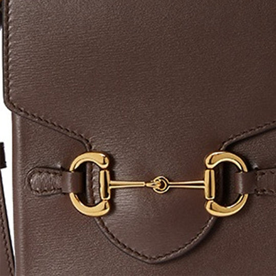 (WMNS) GUCCI Button1955 SeriesClutch Single Shoulder Bag mini Brown 625615-0YK0G-2528 Shoulder Bags  -  KICKS CREW