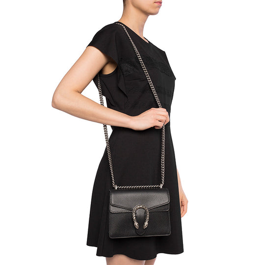 (WMNS) GUCCI Dionysus Leather Mini Handbag Black 421970-CAOGN-8176 ...