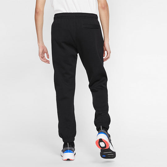 Nike Sportswear Club Fleece Printing Sports Trousers Black BV2738-010