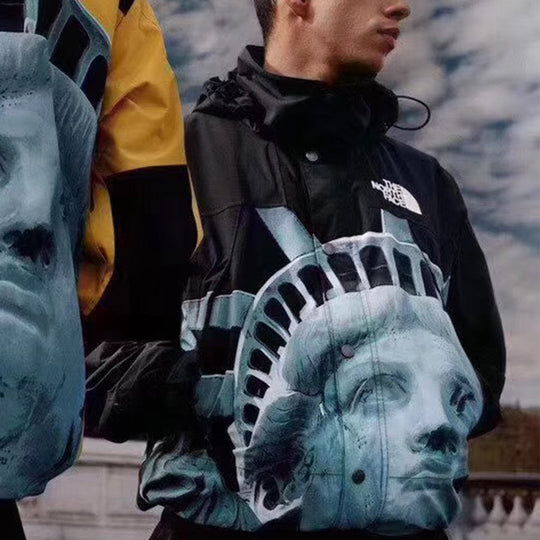Supreme FW19 Week 10 x The North Face Statue of Liberty Mountain Jacket  Black SUP-FW19-905