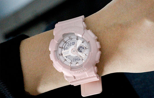 CASIO BABY-G Sports Waterproof Womens Pink Analog/Digital Combo BA-110RG-4A Watches - KICKSCREW