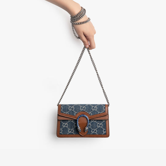 Dionysus cloth handbag Gucci Grey in Cloth - 31008283
