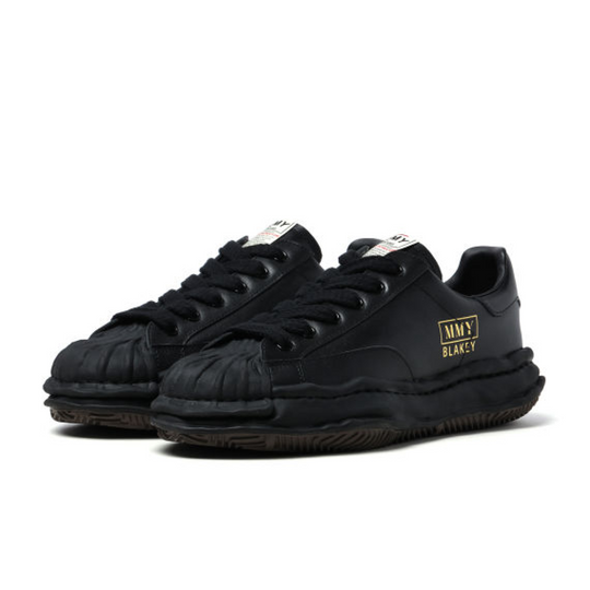 Maison MIHARA YASUHIRO BLAKEY OG Sole Leather Low-top Sneaker 'Black' A06FW702-BLKBLK